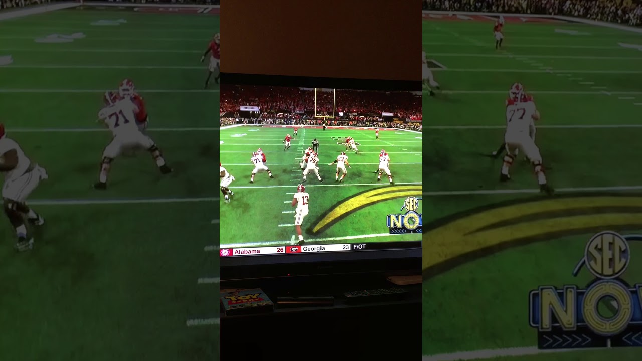 2017 National Championship Game Winning TD Call By Eli