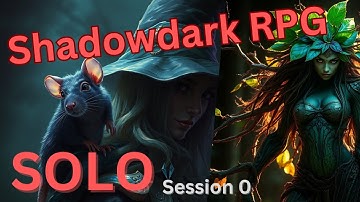 Shadowdark / Solo RPG / Creating characters for the setting made by @killtenratsrpg
