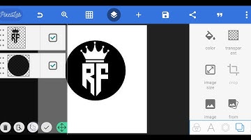 "RF" logo design on Pixel lab 😲| #logodesign #graphicdesign