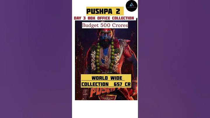 pushpa 2 collection day 3 box office,Pushpa 2 ,  Allu Arjun #shorts #youtubeshorts #pushpa2