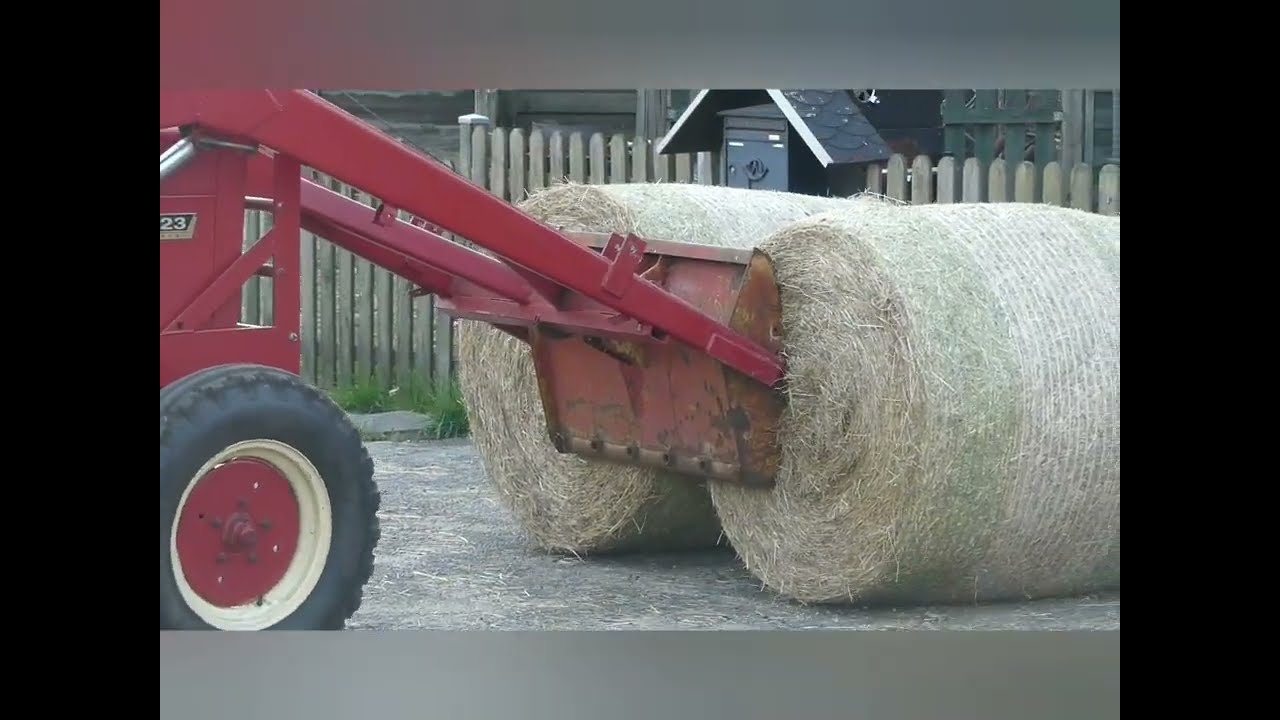 IHC 523, IHC 724 & Case 956XL Heutransport