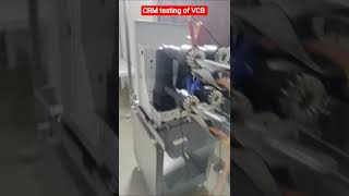#CRM Testing of VCB ABB make,Used testing kit MEGGER,DLRO 600 #abbindia #abb #shortvideo