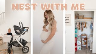 nest with me!! nursery drawer/closet organization + induction date?!