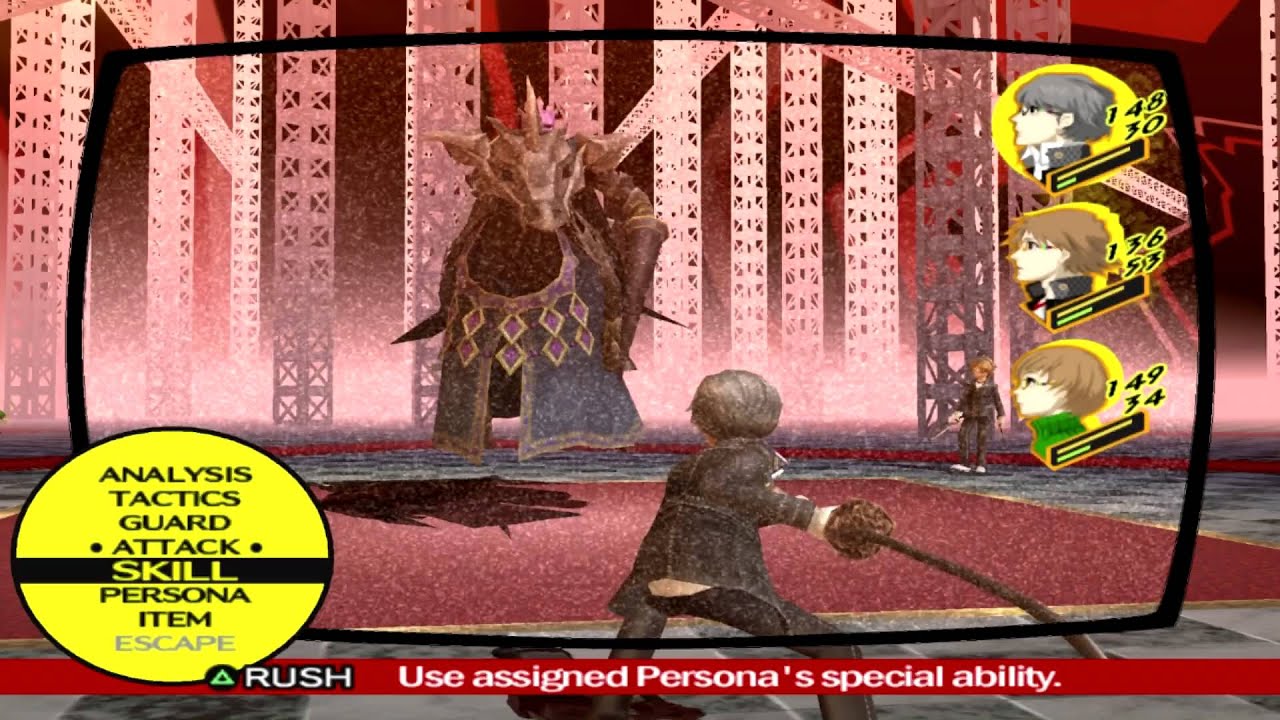 Persona 4 - Boss 3/ "Avenger Knight" - Expert Mode [HD]