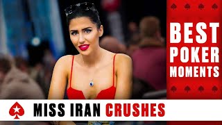 Best of MELIKA RAZAVI ♠️ Best Poker Moments ♠️ PokerStars screenshot 1