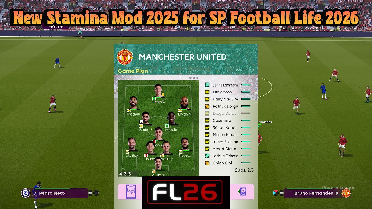 Новый мод выносливости 2025 + установка — Football Life 2026