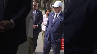 Prince Albert Visit to Governors Island. The future site of the New York Climate Exchange. #Shorts
