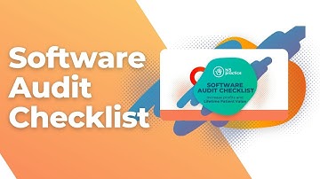 Software Audit Checklist