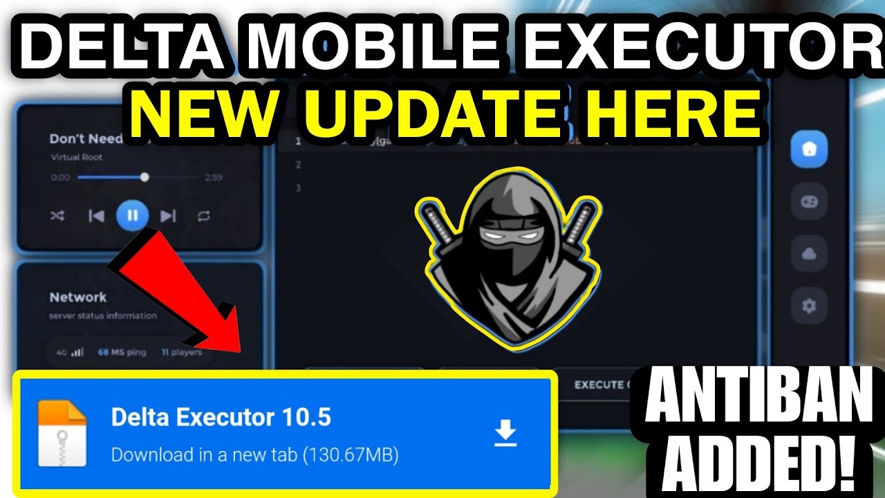 How to install 🥷DELTA EXECUTOR full mobile tutorial with
