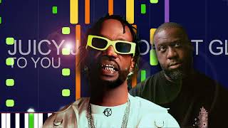 Juicy J ft. Robert Glasper & Emi Secrest - TO YOU (PRO MIDI FILE REMAKE) - "in the style of"