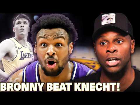Bronny James MADE The Lakers Team Over Dalton Knecht!