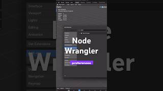 The node wrangler in Blender is your ultimate ally…let me show you #blendertips #blendertricks