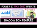 Wow, Power BI SHADOW effect FEATURE REVIEW! How to apply shadow box to your visuals May 2020 Update!