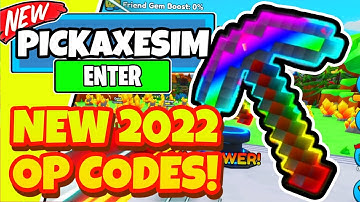 (2022) ALL NEW SECRET OP CODES PICKAXE MINING SIMULATOR! IN ROBLOX PICKAXE MINING SIMULATOR CODES