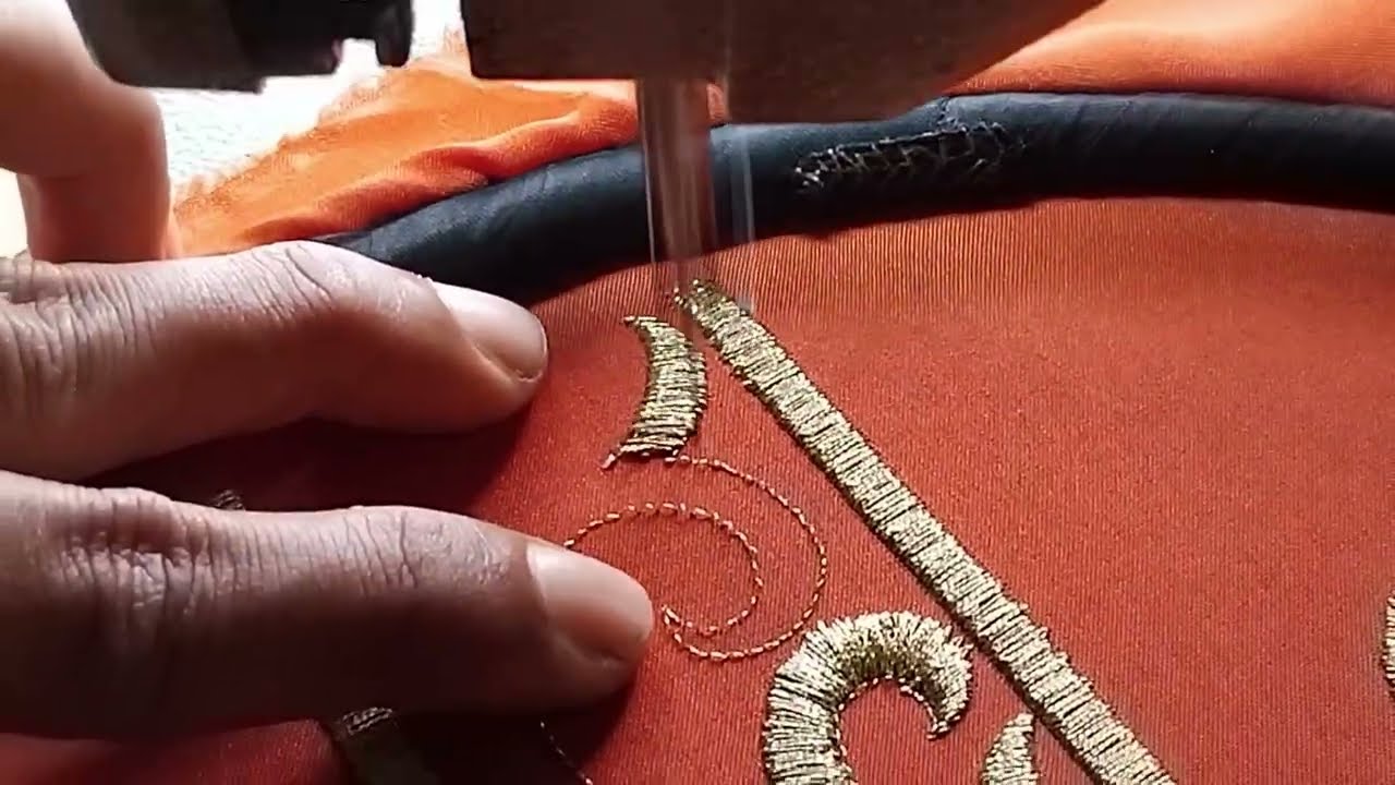 4 Motif dasar bordir ukiran