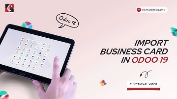 How to Create a Lead From a Business Card in Odoo 19 | Import Business Card in Odoo 19 | Odoo 19