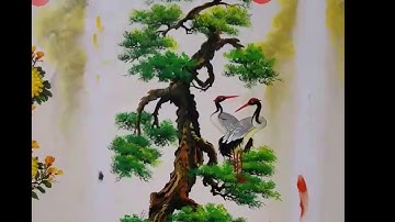 TRANH TỨ QUÝ TÙNG CÚC TRÚC MAI - TRANH PHONG THUỶ