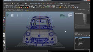 Creating A Stylized Car In Maya, The Complete Workflow - Part 4-8