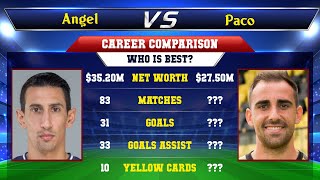 Angel Di Maria VS Paco Alcacer Football Stats