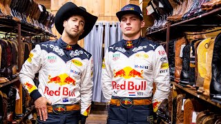 Wearing our best bib and tucker | Daniel Ricciardo and Max Verstappen are set for the US Grand Prix