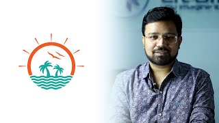 How to create a Sunset Logo in Adobe Illustrator | Illustrator Tutorial