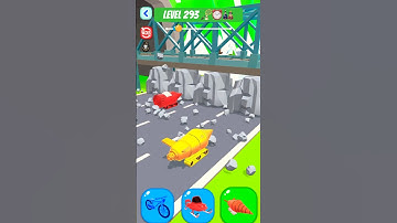 Shape-shifting Funny RaceGameplay new hyper casual games  #shorts #gameplay #shapeshifting Level 293