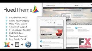 Preview HuedTheme - Responsive Virtuemart Joomla Template TF