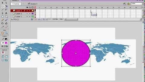 HOW TO MAKE A SPINNING GLOBE USING FLASH 8  IT32A