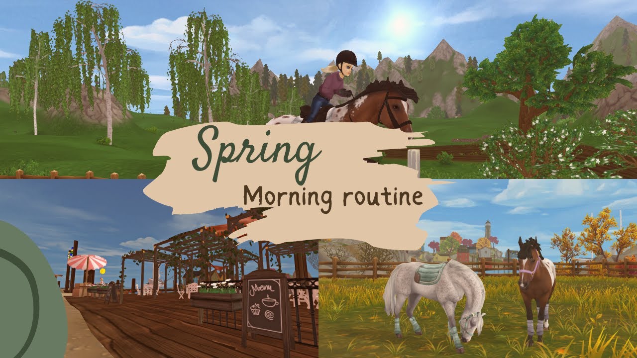 Spring morning routine | Star Stable RRP 🍃🌼