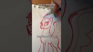 Pt 3 / pt 4: male ponies #mlp #mylittlepony #tutorial #art #au