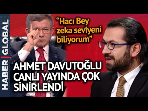 Hacı Yakışıklı, Ahmet Davutoğlu'nu Canlı Yayında Kızdırdı: Dakikalarca Devam Etti