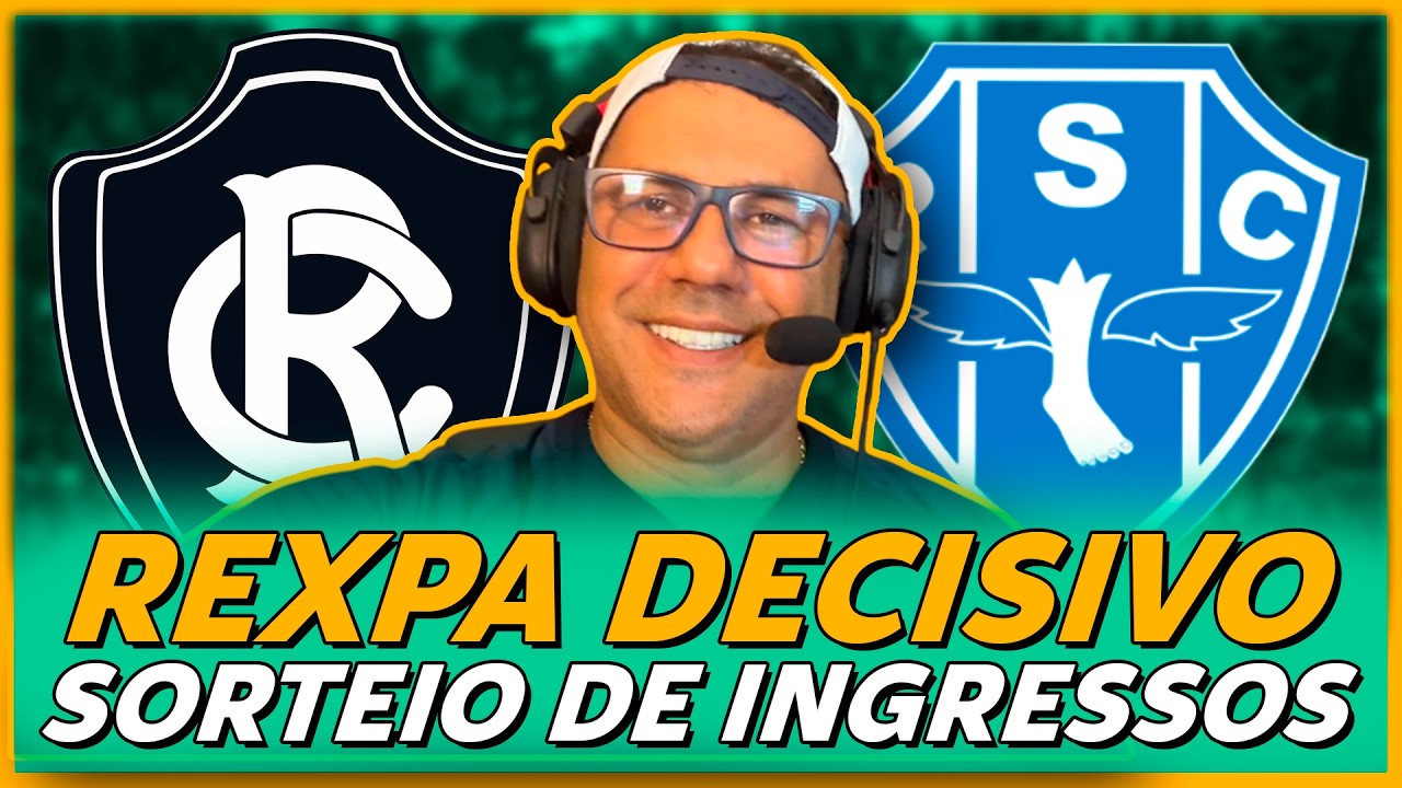 🔴 AO VIVO | REXPA É DECISÃO | SORTEIO DE INGRESSOS
