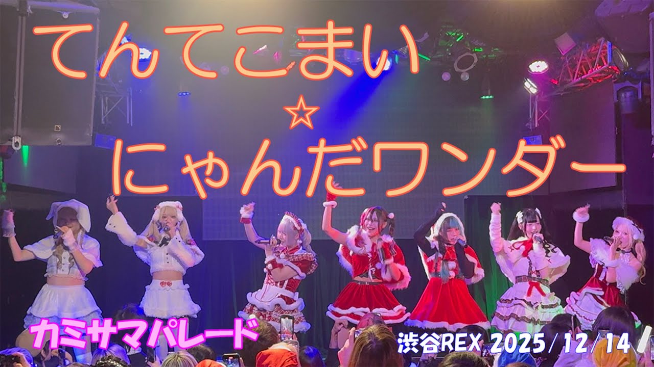 【定点撮影】カミサマパレード「てんてこまい☆にゃんだワンダー」2025/12/14