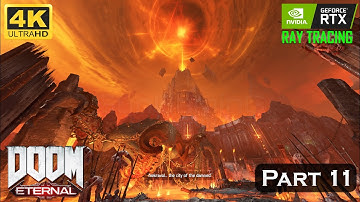 DOOM ETERNAL Walkthrough Gameplay Part 11 (Nekravol Part 1) 4K Ultra PC
