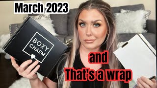 MY PAID FOR BOXYCHARM BASE BOX FOR MARCH 2023 | THAT'S A WRAP ON BOXY | HOTMESS MOMMA MD