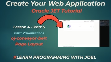 Oracle JET (v11) - Lesson 4 - Part 5 - OJET Visualizations - oj-conveyor-belt - Page Layout