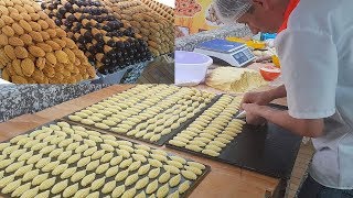 حلوة الصبيع 3 أشكال بعجينة واحدة  سهلة سريعة التحضير/ سلسلة أطباق بلادي المغرب (حلقة58) screenshot 4