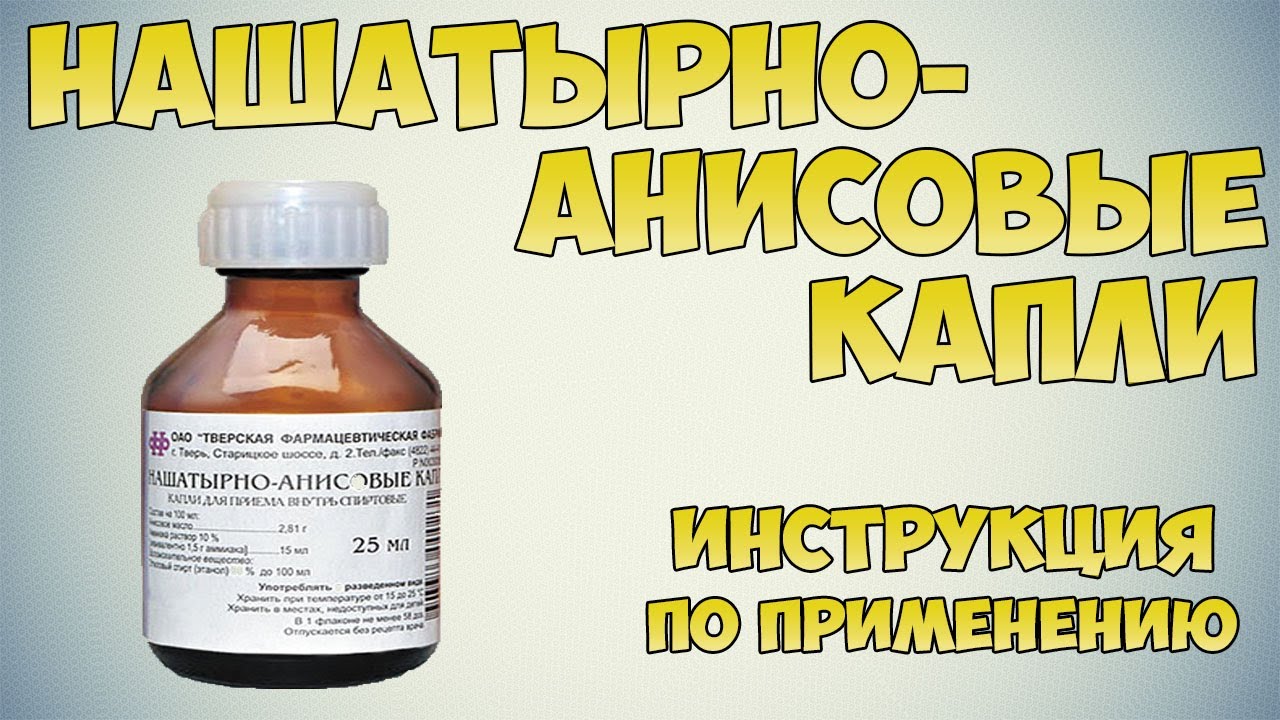 Нашатырно анисовые капли отзывы