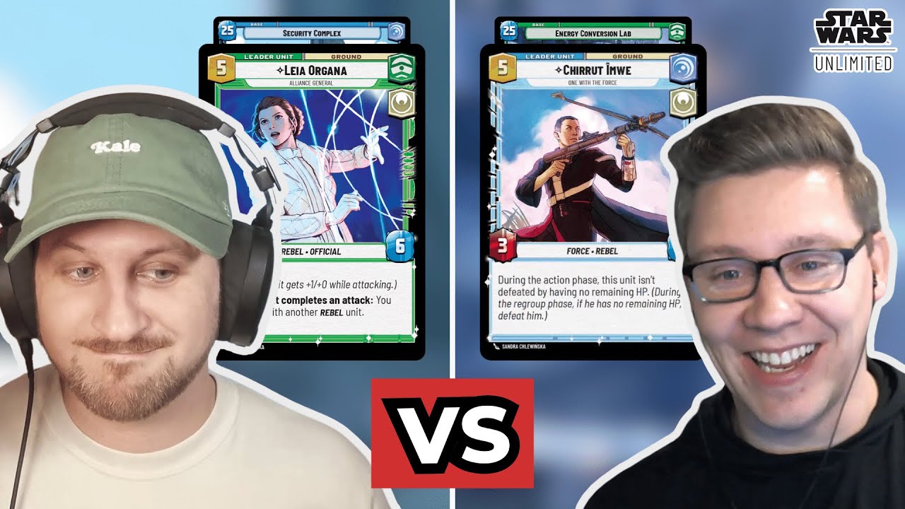 💥 Leia vs. Chirrut! - Star Wars: Unlimited Gameplay