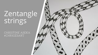Zentangle strings - art inspiration