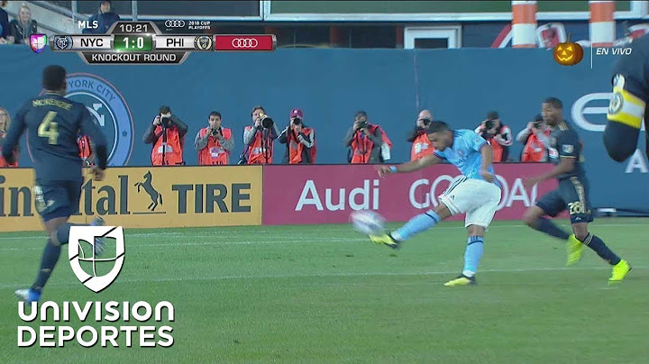David Villa asiste de taquito e Ismael Tajouri-Shradi marca un golazo, NY City 1-0 Philadelphia