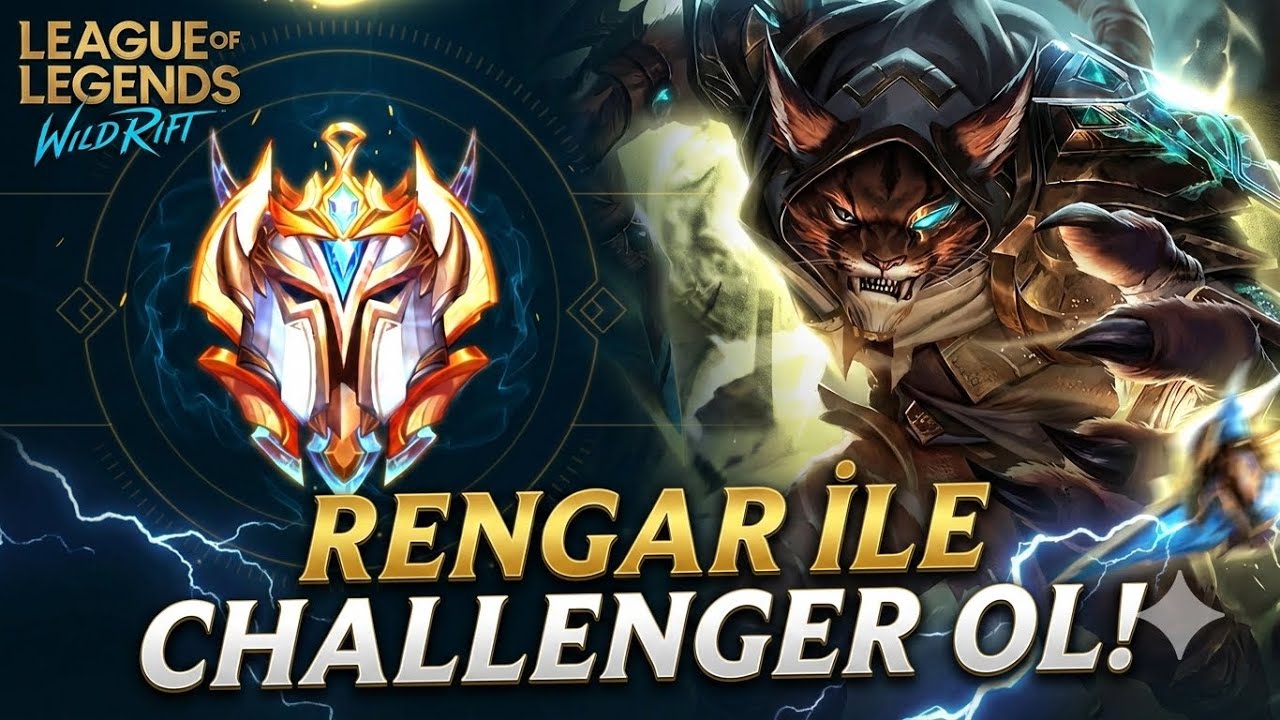 CHALLENGER OLMA MAÇIMDA RENGARLA YOK ETTİK!?! RENGAR RÜN BUİLD- Lol Wild Rift