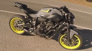 Yamaha MT-07 / SC Project CR-T Full Exhaust (LOUD) / Two 07s Lost In The Hills