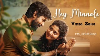 Hey Minnale - Video Song | Amaran | Sivakarthikeyan, Sai Pallavi | GV Prakash | Whatsapp Status |