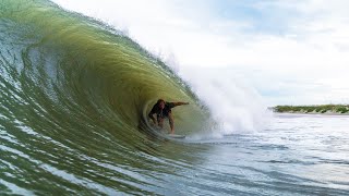 Surfing Hurricane Isaias on the Outer Banks