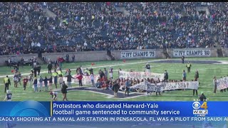 Protesters From Harvard-Yale Football Game Sentenced To 5 Hours Of Community Service