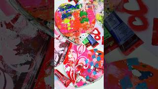 25 Days of Hearts!  #artjournal #MakeYourMark #upcycled