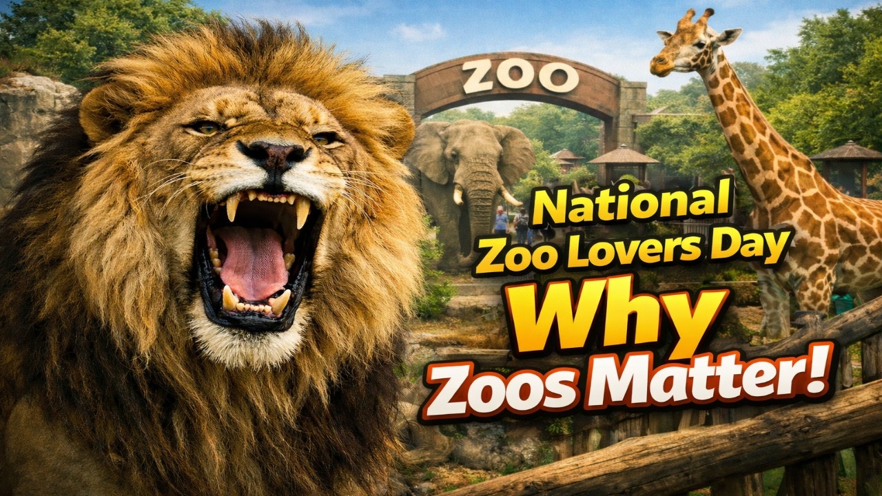 🦁 National Zoo Lovers Day | Importance of Zoos in Wildlife Conservation ...