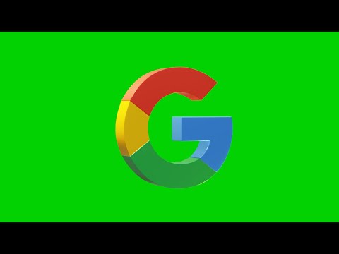 Google Logo 3D | Green Screen Video Effect