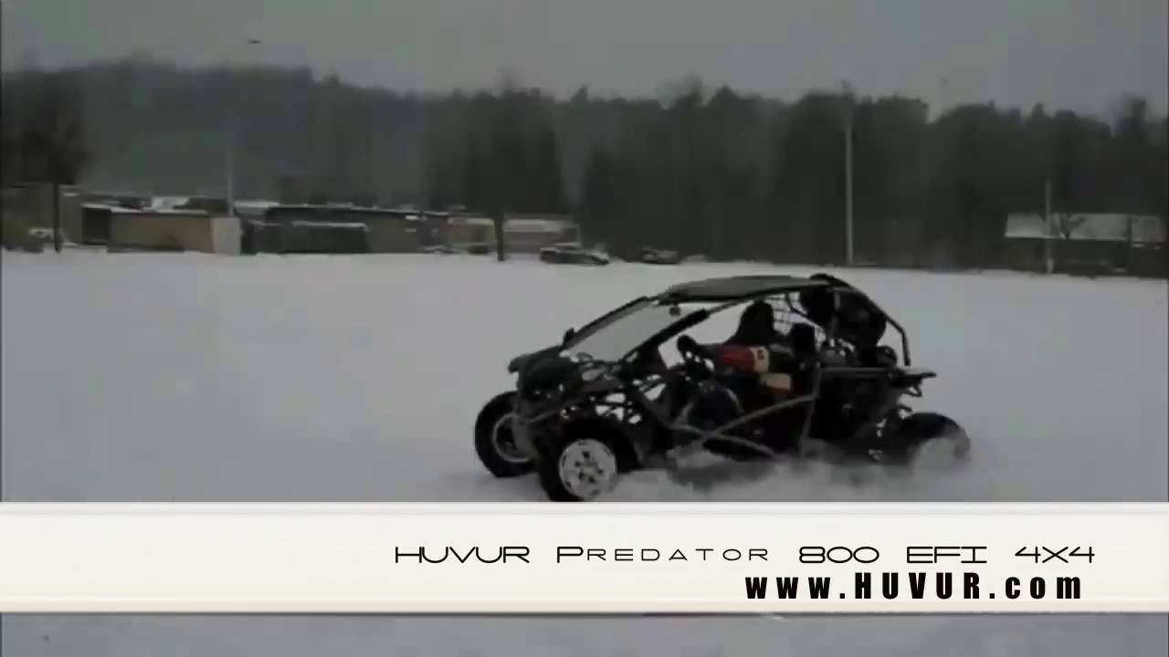HUVUR 800cc 4x4 EFI  Predator misc action clips best dune buggy canada off-road